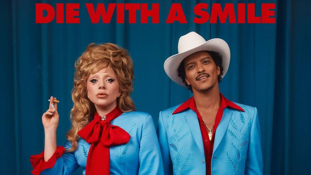 lirik lagu die with a smile Lady Gaga & Bruno Mars dan Terjemahannya